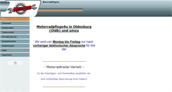 Desktop Screenshot of motorradpflege4u.de